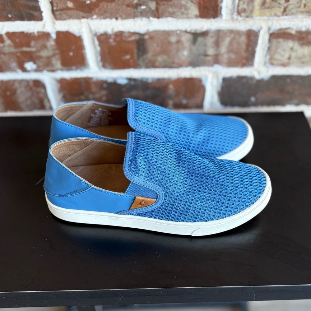 OluKai Pehuea Ocean/Oceans Slip On Convertible Sneakers Size 8.5